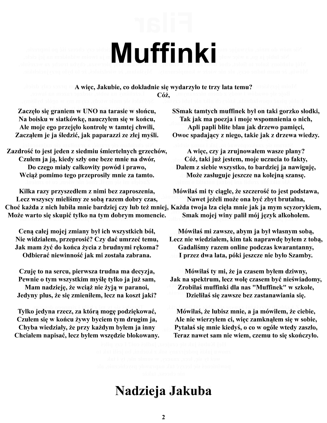 Tekst piosenki Muffinki